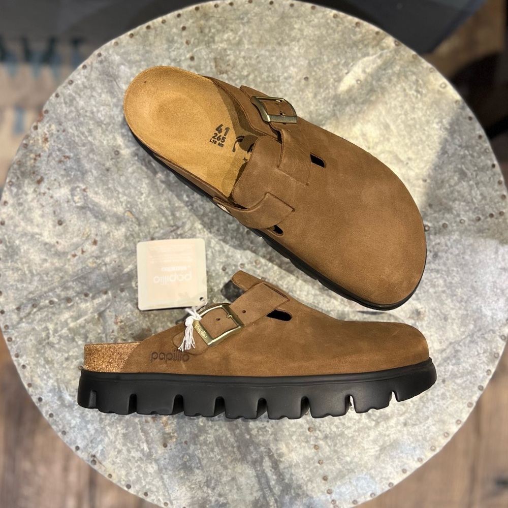 Papillio Womens Chunky Boston Clog